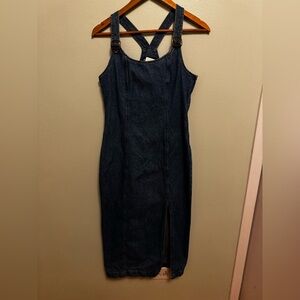 Dark Blue Denim Dress